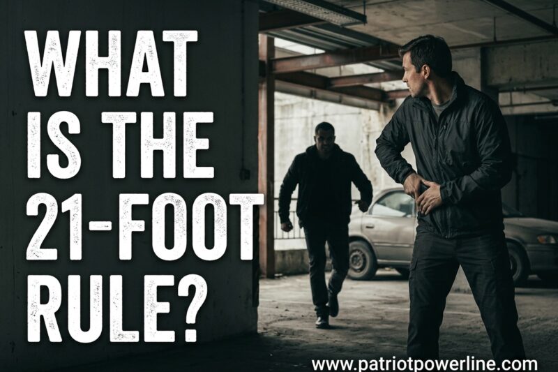 What Is the 21-Foot Rule? The Tueller Drill, Reaction Time, and the Tactical Tips That Actually Work